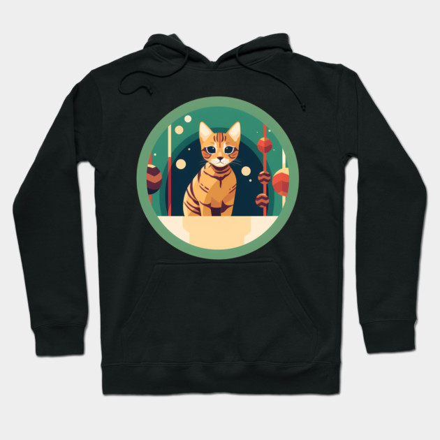 Bengal Cat Xmas Ornament, Love Cats Hoodie by logiamerch
