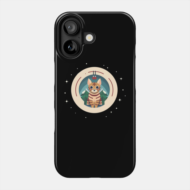 Bengal Cat Xmas Ornament, Love Cats Phone Case by logiamerch