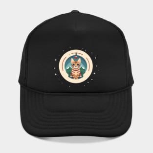 Bengal Cat Xmas Ornament, Love Cats Hat