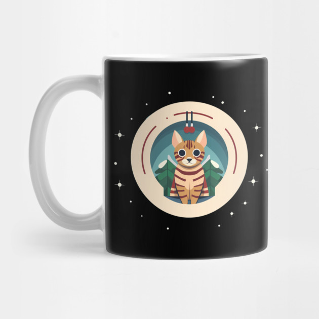 Bengal Cat Xmas Ornament, Love Cats by logiamerch