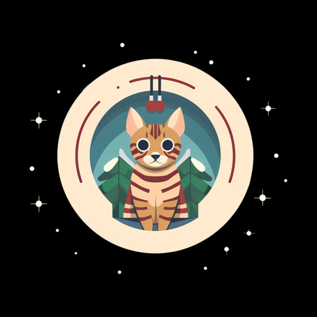 Bengal Cat Xmas Ornament, Love Cats by logiamerch