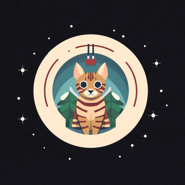 Bengal Cat Xmas Ornament, Love Cats by logiamerch