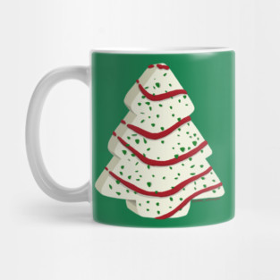 Christmas Tree Snack Cake Mug