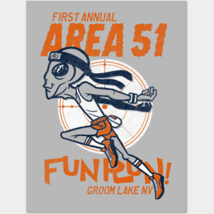 1st annual Area 51 fun run Posters and Art