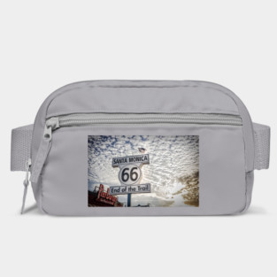 End of Trail Route 66 Santa Monica Bag