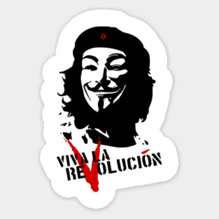che guevara for vendetta Sticker