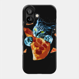 Pizza Cat in Space Phone Case