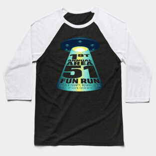 Area 51 Fun Run Baseball T-Shirt