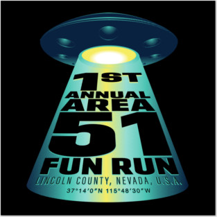 Area 51 Fun Run Posters and Art
