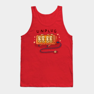 Unplug - Clock Tank Top