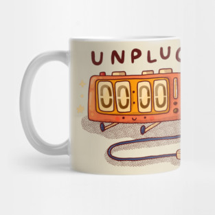 Unplug - Clock Mug