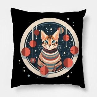 Bengal Cat Xmas Ornament, Love Cats Pillow