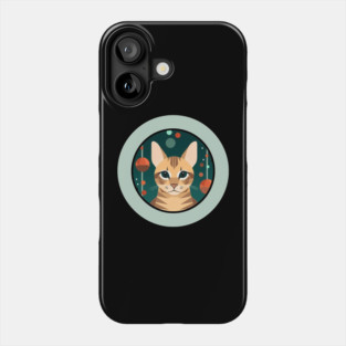 Bengal Cat Xmas Ornament, Love Cats Phone Case
