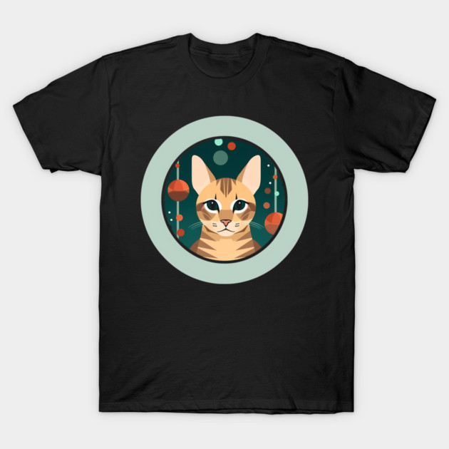 Bengal Cat Xmas Ornament, Love Cats T-Shirt by logiamerch