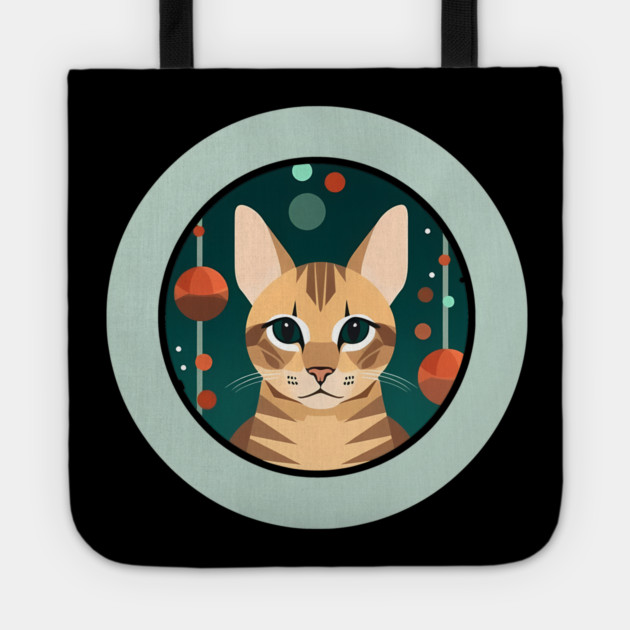 Bengal Cat Xmas Ornament, Love Cats Tote by logiamerch
