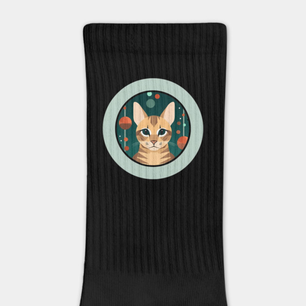 Bengal Cat Xmas Ornament, Love Cats by logiamerch