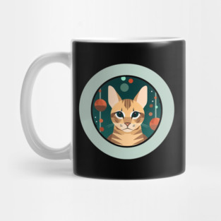 Bengal Cat Xmas Ornament, Love Cats Mug