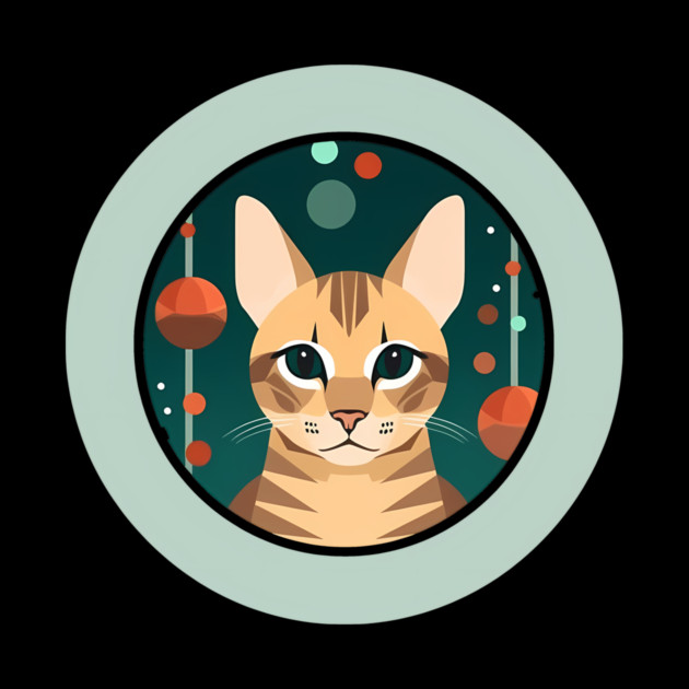 Bengal Cat Xmas Ornament, Love Cats by logiamerch