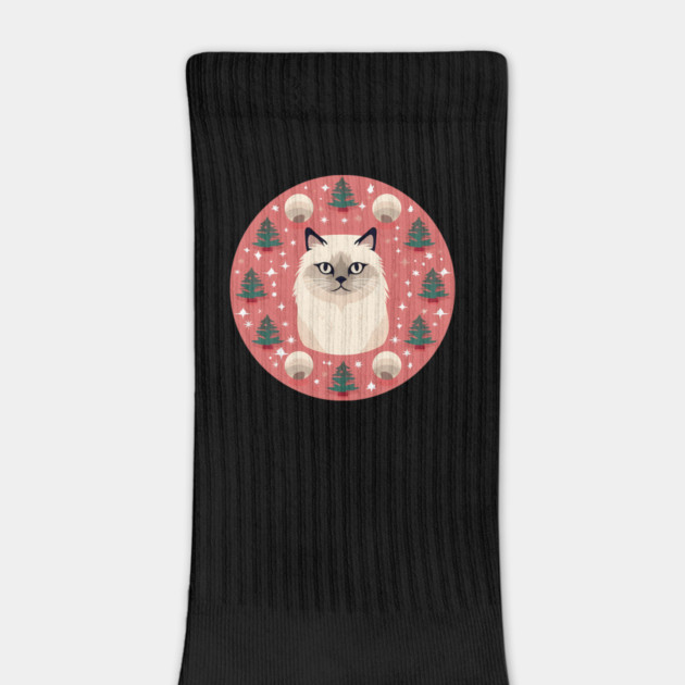 Birman Cat Xmas Ornament, Love Cats by logiamerch