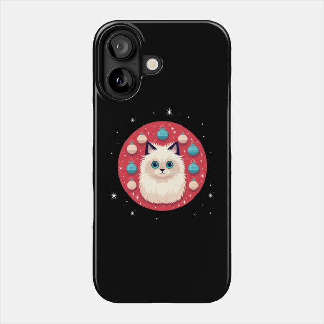 Birman Cat Xmas Ornament, Love Cats Phone Case by logiamerch