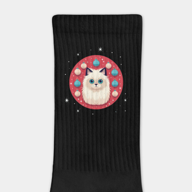 Birman Cat Xmas Ornament, Love Cats by logiamerch