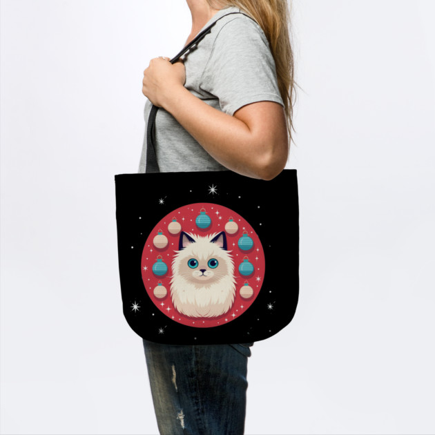 Birman Cat Xmas Ornament, Love Cats by logiamerch