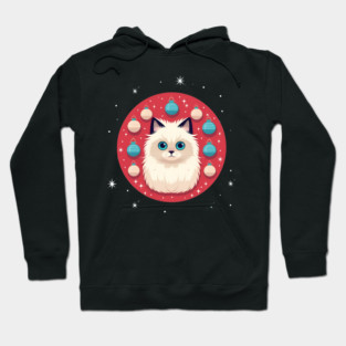 Birman Cat Xmas Ornament, Love Cats Hoodie