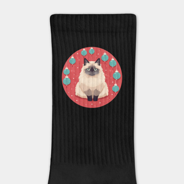 Birman Cat Xmas Ornament, Love Cats by logiamerch