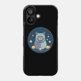 British Shorthair Cat Xmas Ornament, Love Cats Phone Case