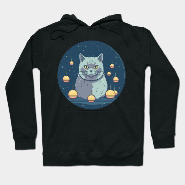 British Shorthair Cat Xmas Ornament, Love Cats Hoodie by logiamerch