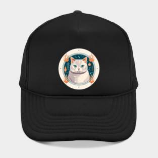 British Shorthair Cat Xmas Ornament, Love Cats Hat