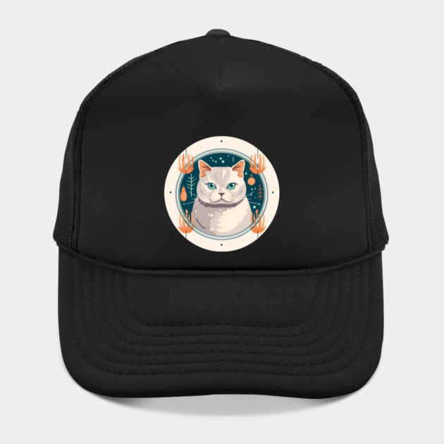 British Shorthair Cat Xmas Ornament, Love Cats by logiamerch