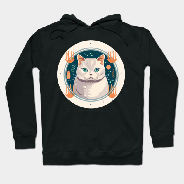 British Shorthair Cat Xmas Ornament, Love Cats Hoodie by logiamerch