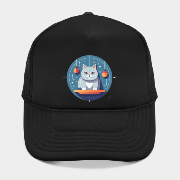 British Shorthair Cat Xmas Ornament, Love Cats by logiamerch