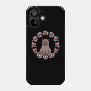 Burmese Cat Xmas Ornament, Love Cats Phone Case