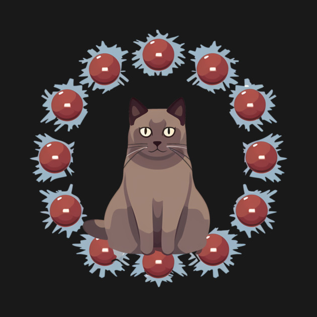 Burmese Cat Xmas Ornament, Love Cats by logiamerch