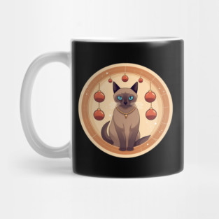 Burmese Cat Xmas Ornament, Love Cats Mug