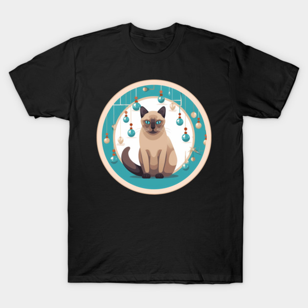 Burmese Cat Xmas Ornament, Love Cats T-Shirt by logiamerch
