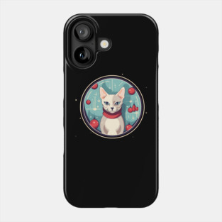 Devon Rex Cat Xmas Ornament, Love Cats Phone Case