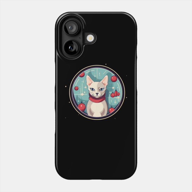 Devon Rex Cat Xmas Ornament, Love Cats Phone Case by logiamerch