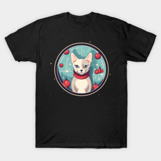 Devon Rex Cat Xmas Ornament, Love Cats T-Shirt