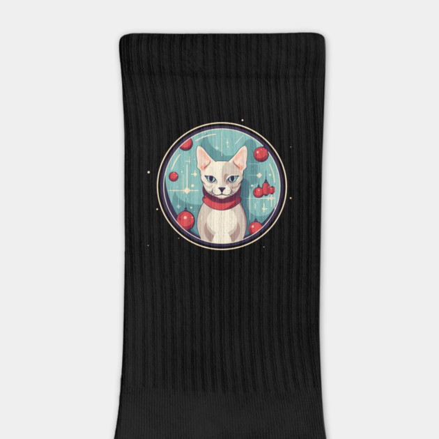 Devon Rex Cat Xmas Ornament, Love Cats by logiamerch