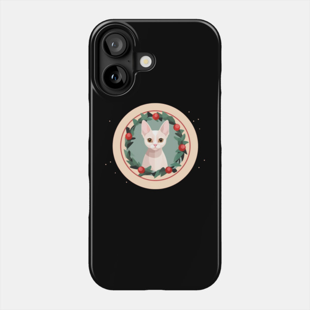 Devon Rex Cat Xmas Ornament, Love Cats Phone Case by logiamerch
