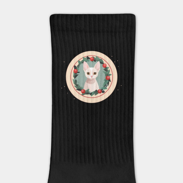 Devon Rex Cat Xmas Ornament, Love Cats by logiamerch