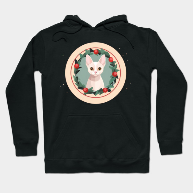 Devon Rex Cat Xmas Ornament, Love Cats Hoodie by logiamerch