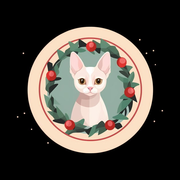 Devon Rex Cat Xmas Ornament, Love Cats by logiamerch
