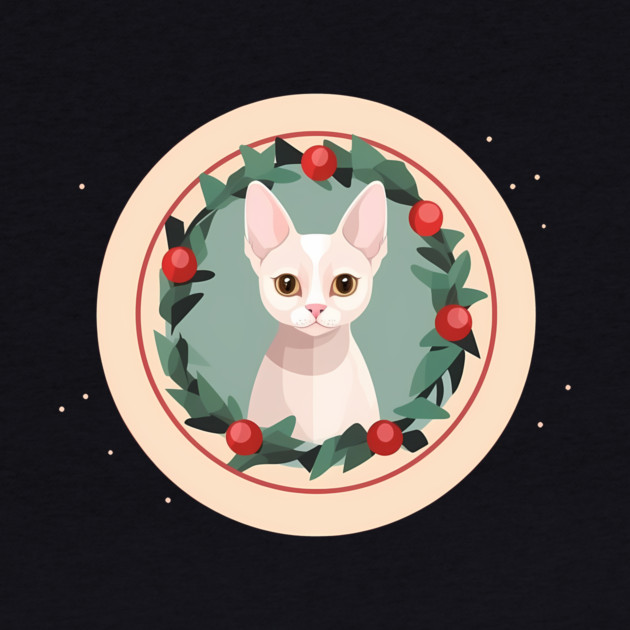 Devon Rex Cat Xmas Ornament, Love Cats by logiamerch