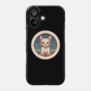 Devon Rex Cat Xmas Ornament, Love Cats Phone Case