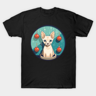 Devon Rex Cat Xmas Ornament, Love Cats T-Shirt