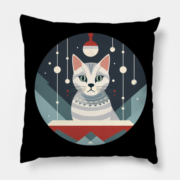 Egyptian Mau Cat Xmas Xmas Ornament, Love Cats Pillow by logiamerch